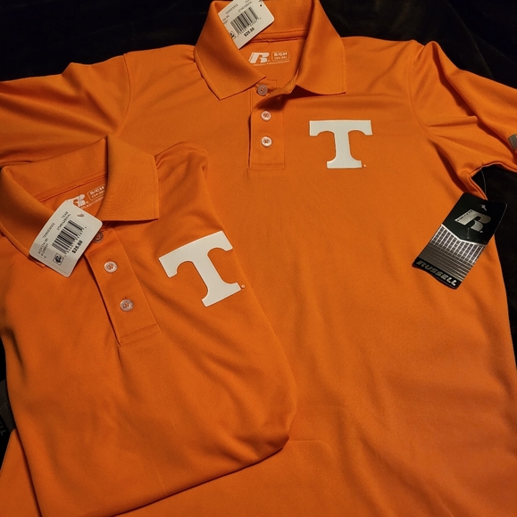2 Boys 34/36 & 1 Mens 38/40 Medium Short Sleeve University of Tennessee polo. - Picture 1 of 10